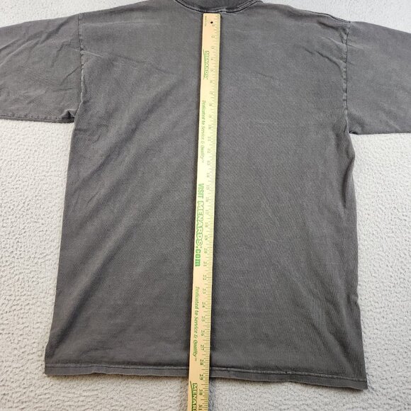 VTG 90's BOSS Shirt Men's Extra Large Embroidered Logo GREAT FADE Heavy Grunge - Picture 5 of 9